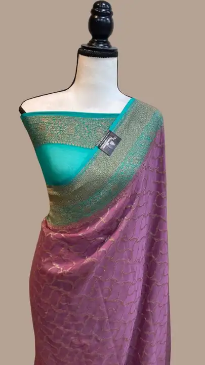 Banarsi dayble semi gorjatt soft silk sarees heavy quality  uploaded by Ashraf silk sarees on 6/22/2023