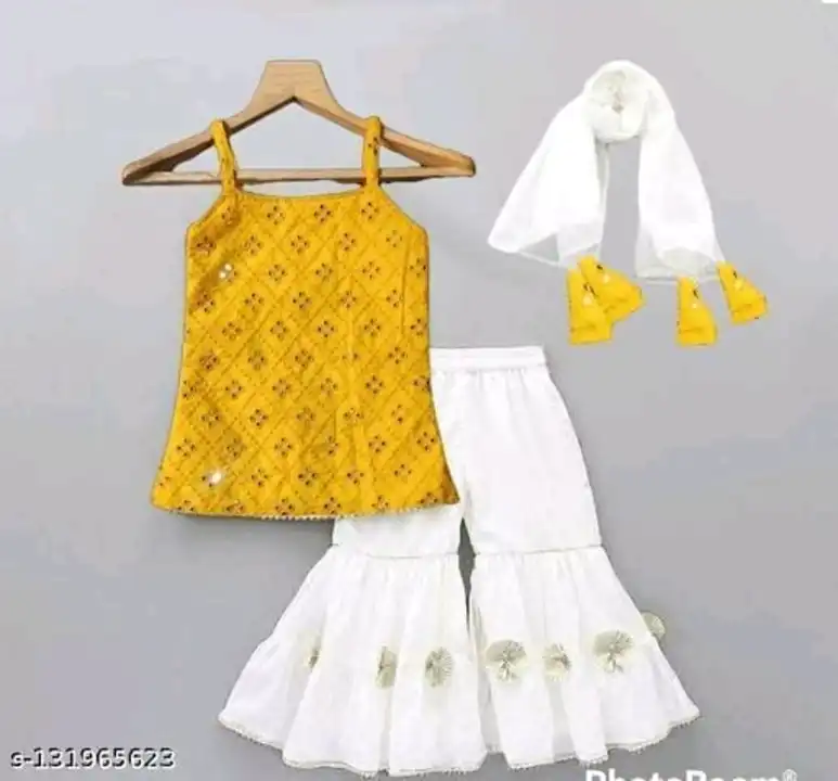 indo-Western dresses with garara pant uploaded by ROFEE GLOBAL on 6/22/2023