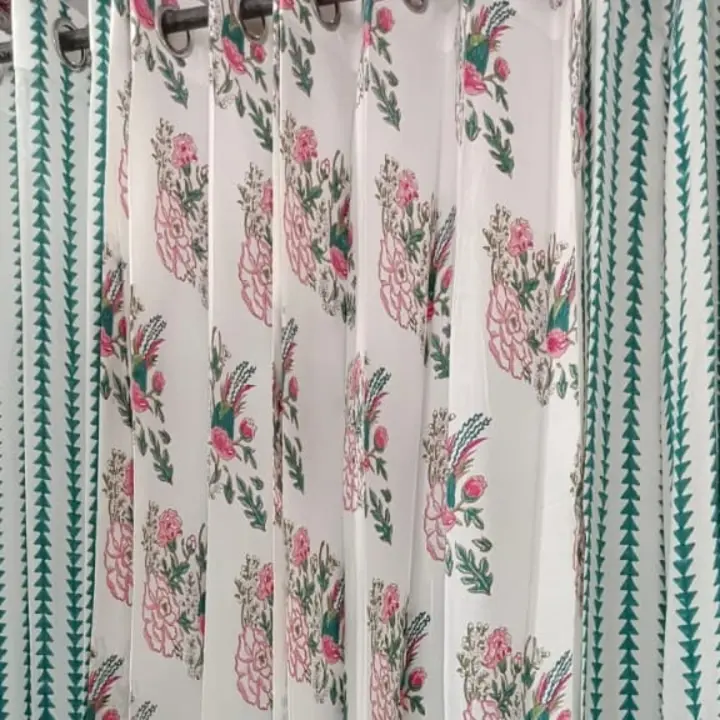 Handblock curtains  uploaded by Jaipuri Bazar on 6/22/2023