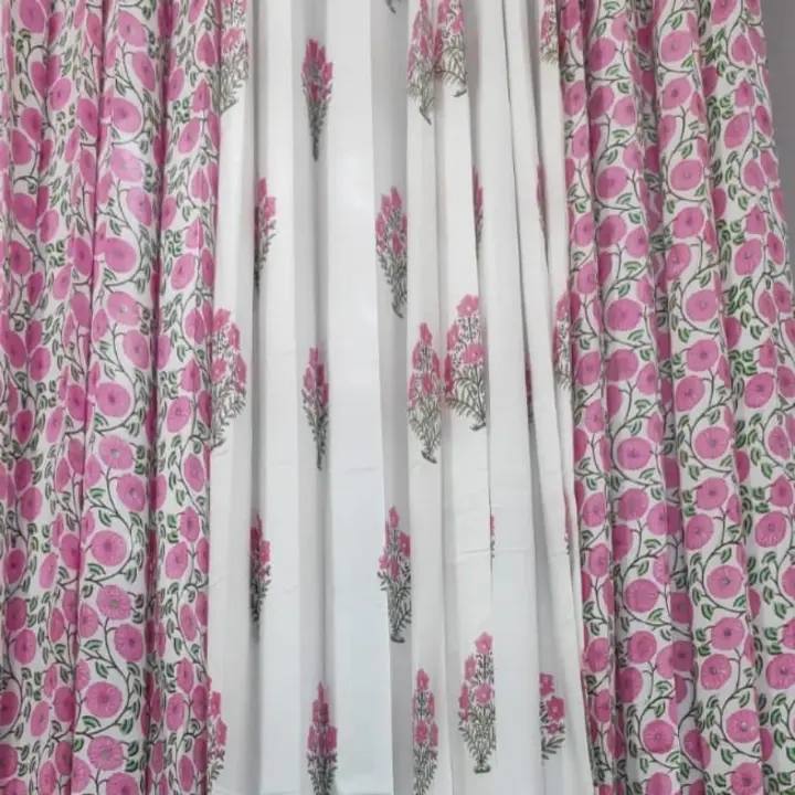 Handblock curtains  uploaded by Jaipuri Bazar on 6/22/2023