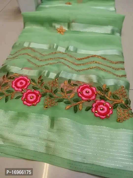 Chiffon Zari Embroidered Sarees with Blouse Piece

 Fabric:  Chiffon

 Type:  Saree with Blouse piec uploaded by Ikra fasion point on 6/22/2023