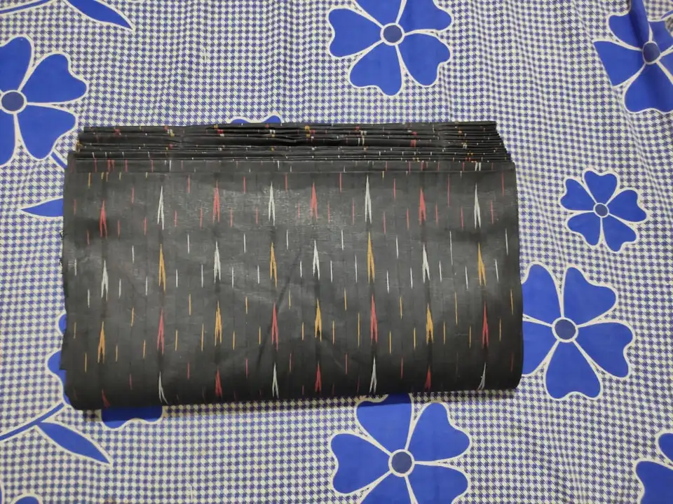 Pure Bhagalpuri Cotton ikkat weaving design fabric  uploaded by Linen Saree Hub on 5/20/2024