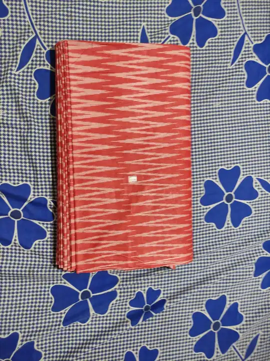 Pure Bhagalpuri Cotton ikkat weaving design fabric  uploaded by Linen Saree Hub on 6/22/2023