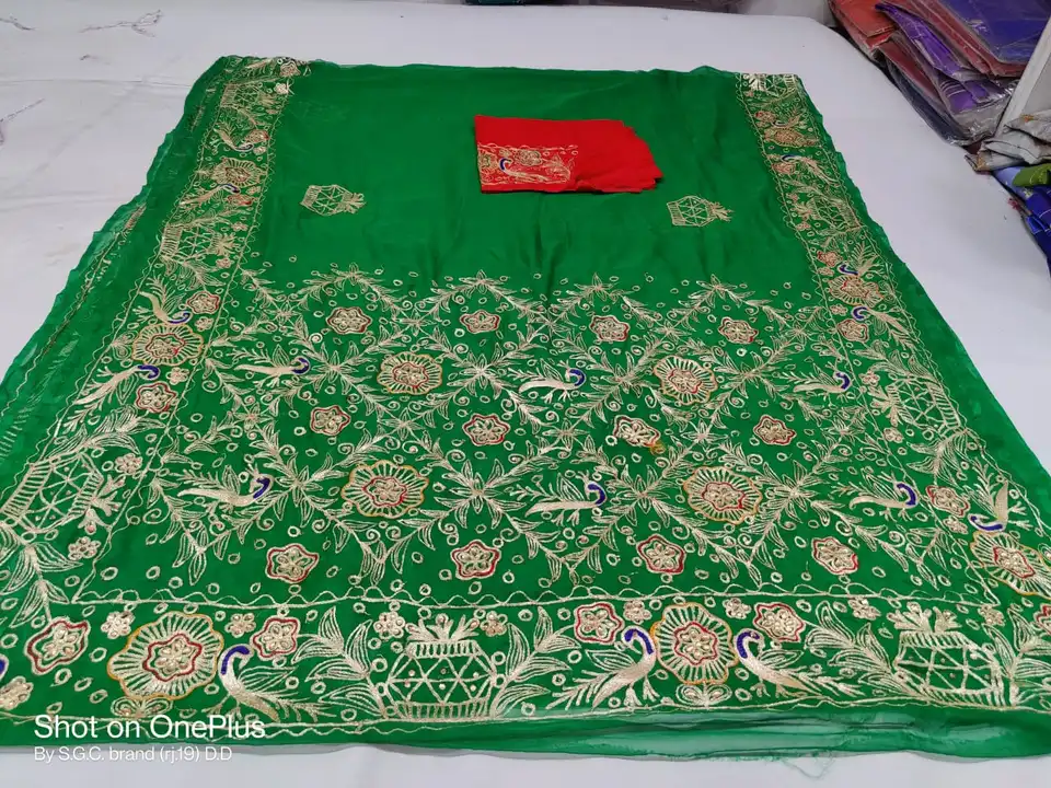 Product uploaded by Jaipuri wholesale gotta patti kurtis nd sarees on 6/22/2023