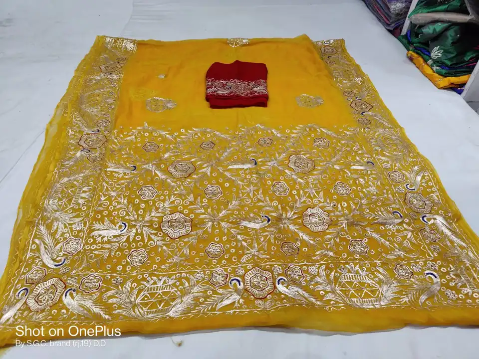Product uploaded by Jaipuri wholesale gotta patti kurtis nd sarees on 6/22/2023