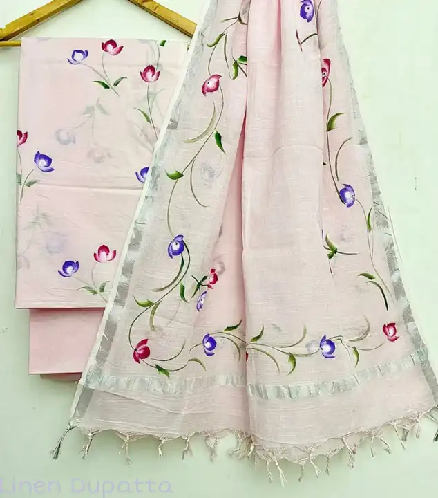 Linen suit  uploaded by Bagru Hand Block Print Jaipur on 6/22/2023
