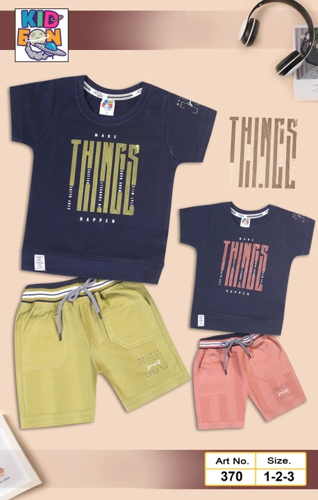 Boys T-Shirt and Shorts Set uploaded by RRT APPARELS PRIVATE LIMITED on 6/22/2023