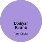 Business logo of Dodiyar kirana Ravti