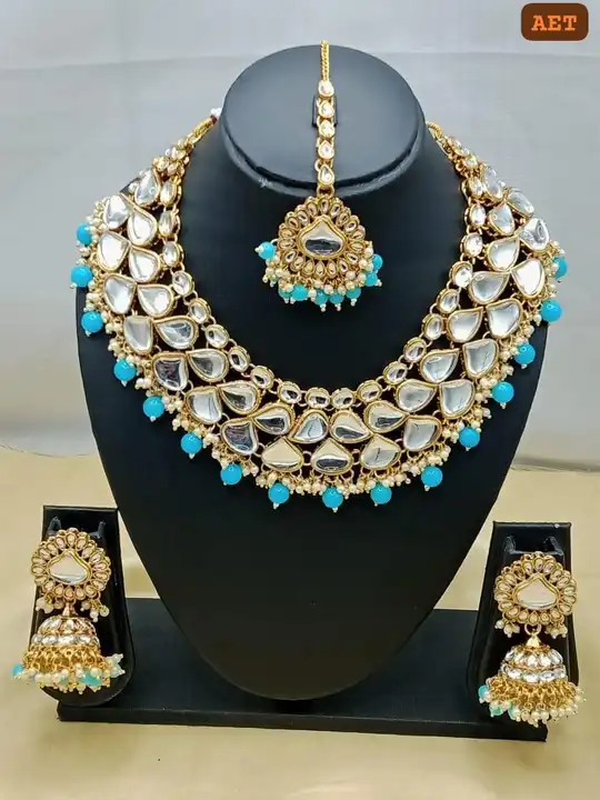 Kundan necklace set  uploaded by business on 6/22/2023