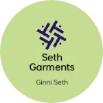 Business logo of Seth garments & footwear's