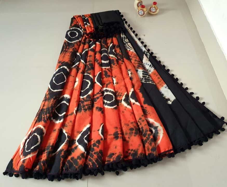Post image Cotton mulmul saree and lilan saree My WhatsApps number 9587885975