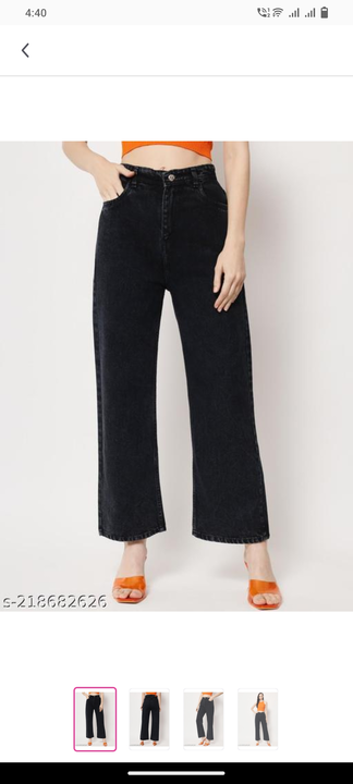 Wide leg women jeans uploaded by Flying Denim on 6/22/2023