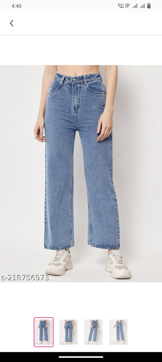 Wide leg women jeans uploaded by Flying Denim on 6/22/2023