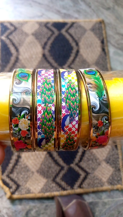 Peacock bangles🦚 uploaded by Haridwar on 6/22/2023