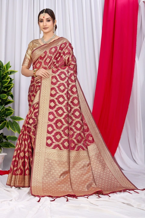 Organza Saree uploaded by business on 6/22/2023