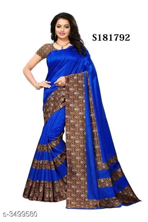 Art silk women sarees uploaded by business on 3/14/2021