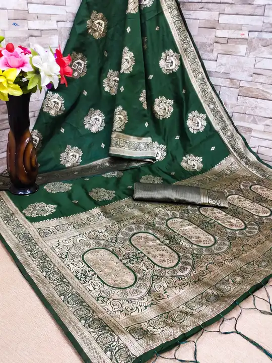 banarasi silk saree uploaded by Niyog Fashion on 6/22/2023