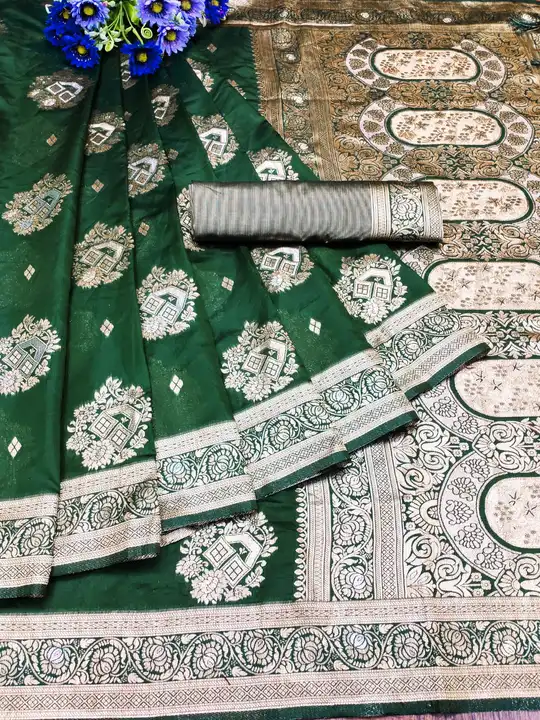 banarasi silk saree uploaded by Niyog Fashion on 6/22/2023
