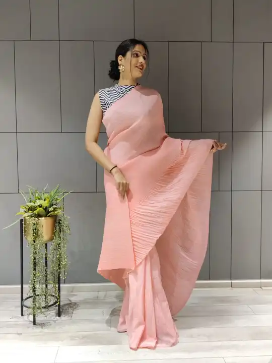 Ready to wear saree uploaded by Abhishek creation on 6/22/2023