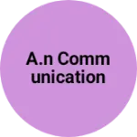 Business logo of A.N communication
