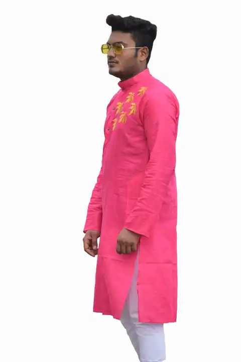 Mens applique kurtas uploaded by business on 6/22/2023