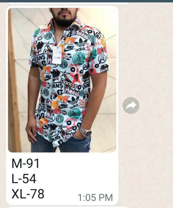 *MEN'S BRANDED SHIRTS*

WITH BRAND TAGS

BEST QUALITY LYCRA

MANY DESIGNS AVAILABLE

AVAILABLE=5000  uploaded by Shubharambh on 6/22/2023