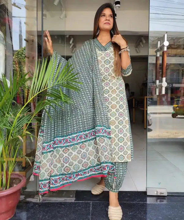 Post image 💥BRAND MASTER LAUNCHING💥


*BEAUTIFUL  PROCION PRINT COTTON SUPER QUALITY STRAIGHT KURTI WITH AFGHANI PANT AND MALMAL DUPATTA 💥
 

*♦️ Fabric COTTON 60*60

 ♦️MALMAL DUPATTA 100*100

 ♦️HANDWORK ON NECK

 ♦️PRINTED STRAIGHT KURTI 
AFGANI PANT

♦️PROCION PRINT

 ♦️KURTI LENGTH 44 inch

 ♦️DUPATTA 2.25 MTR

*♦️Size:M/38, L/40, xl/42 xxl 44*

 💥💥PRICE ****/-💥

*Stock available*

   💃 *Best quality* 💃
*Ready to dispatch keep posting*💥

FOR BOOKING CALL OR WHATSAPP ON 
7737181584
