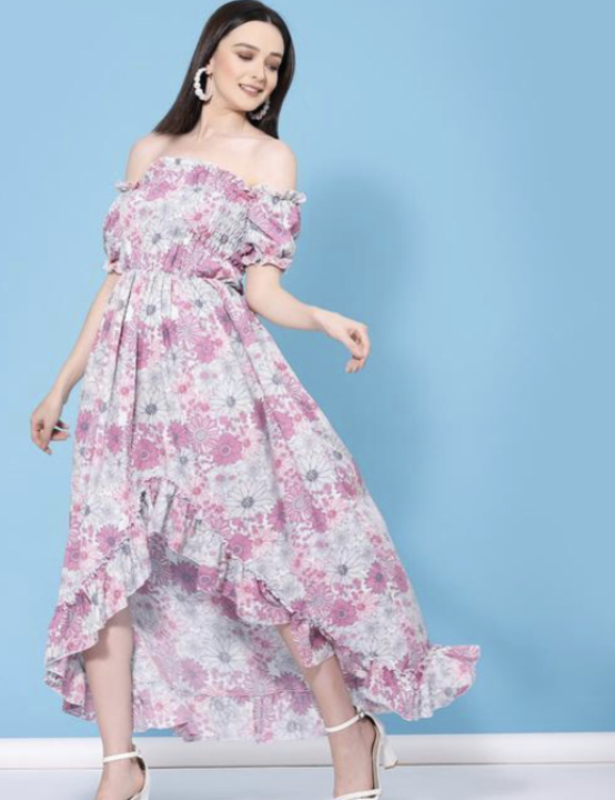Crepe dress uploaded by PB 44 Fashion Store Sunam on 6/22/2023