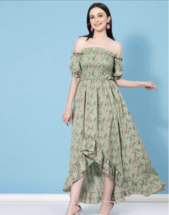 Crepe dress uploaded by PB 44 Fashion Store Sunam on 6/22/2023