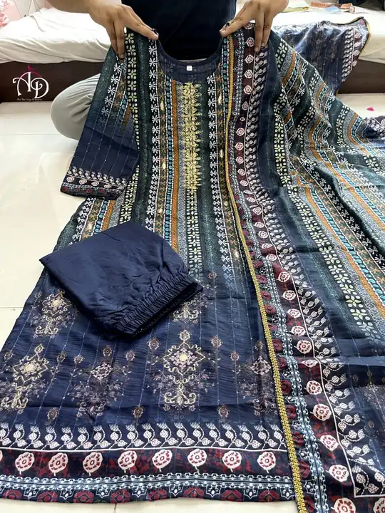 Cotton dress full set uploaded by PB 44 Fashion Store Sunam on 6/22/2023