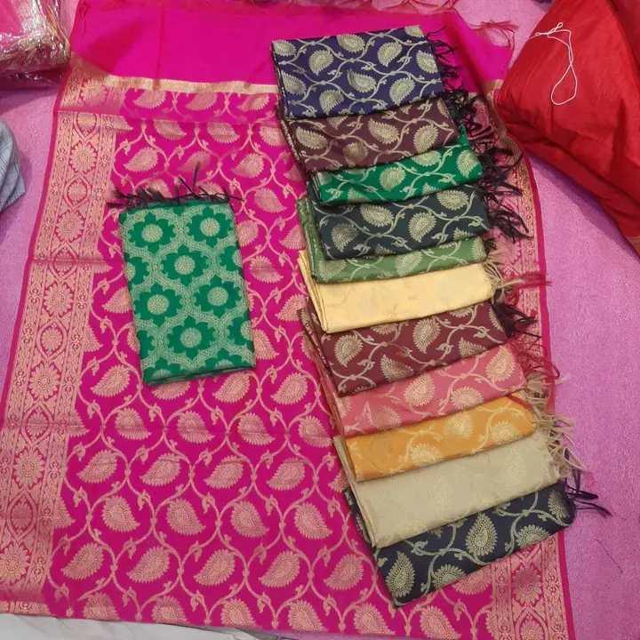 Banarasi silk dupatta  uploaded by M A textiles  on 5/10/2024