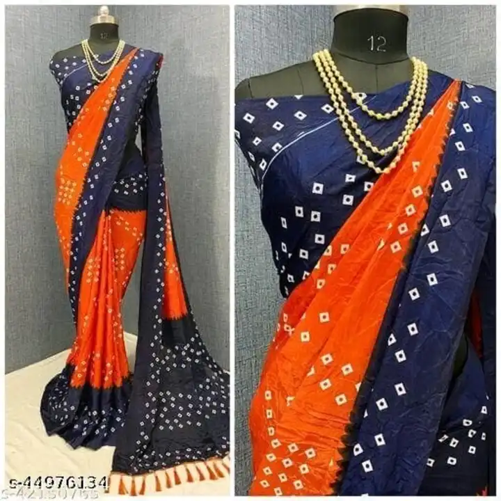 Traditional Turky Silk Bandhani Print Sarees  uploaded by Ethnic24 on 6/23/2023