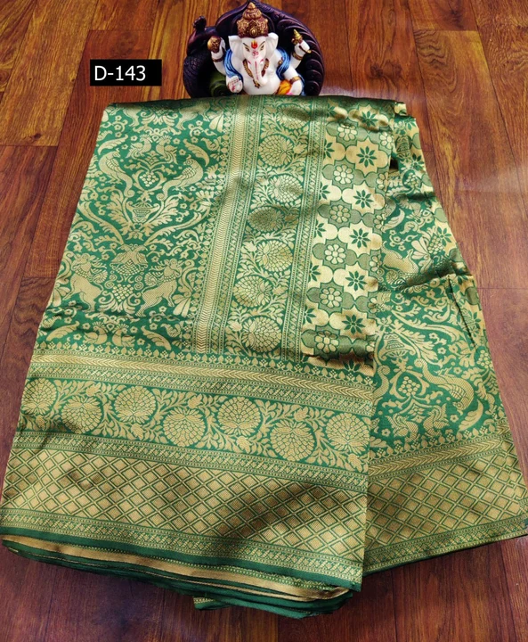 Kanjivaram Silk Saree With Blouse Piece  uploaded by Ishita Enterprise on 6/23/2023