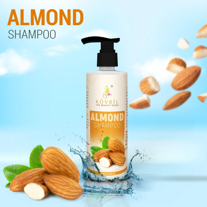 KOVRIL ALMOND SHAMPOO for dry skin & darkness of hair uploaded by business on 6/23/2023