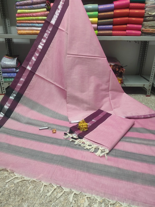 Pure cotton sarees uploaded by P.A.K TEX on 6/23/2023