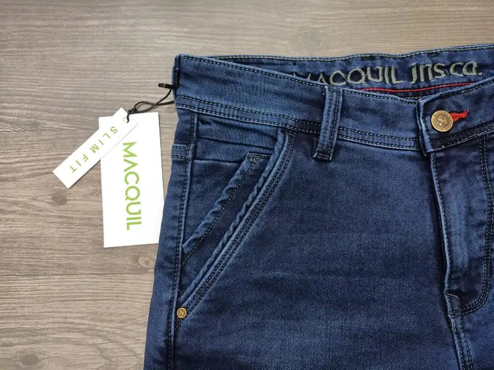 Macquil Cross pocket men slim fit jeans uploaded by Mivit Apparels on 5/30/2024