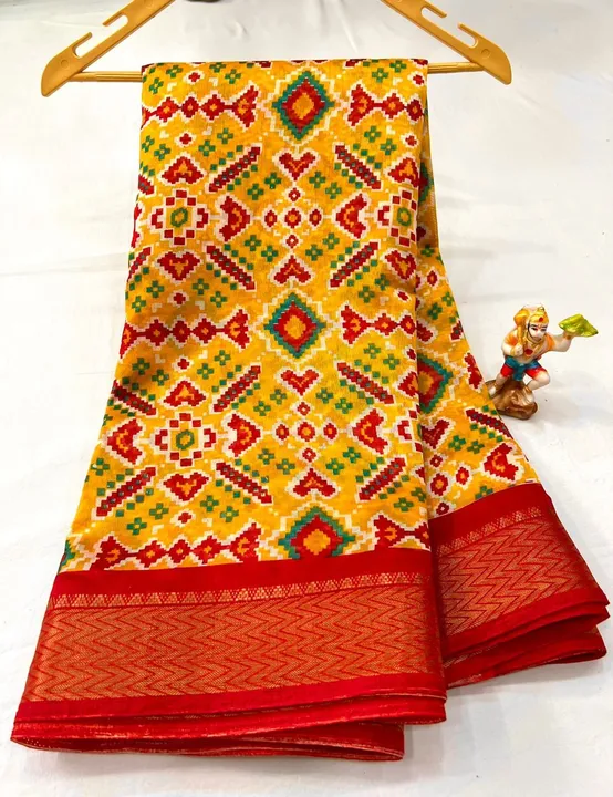 *patola Print Saree* uploaded by ShopiStyle on 6/23/2023