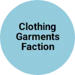 Business logo of Clothing garments faction and textiles