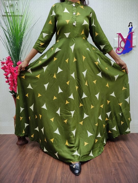  floor length gown  uploaded by Mahi's apparel on 3/14/2021