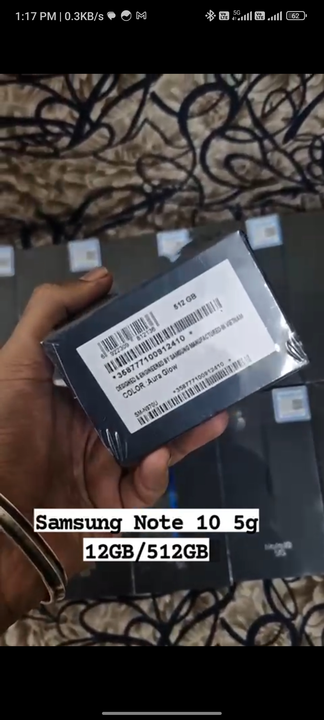 Samsung Note 10 12gb ram 512 gb rom new global stock  uploaded by R K watches and accessories on 6/23/2023