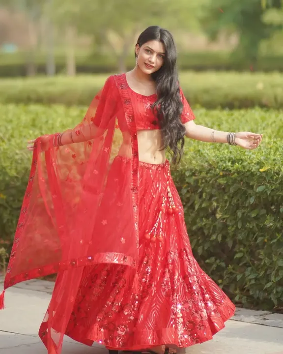 Net lehenga  uploaded by Leedon hub on 6/23/2023