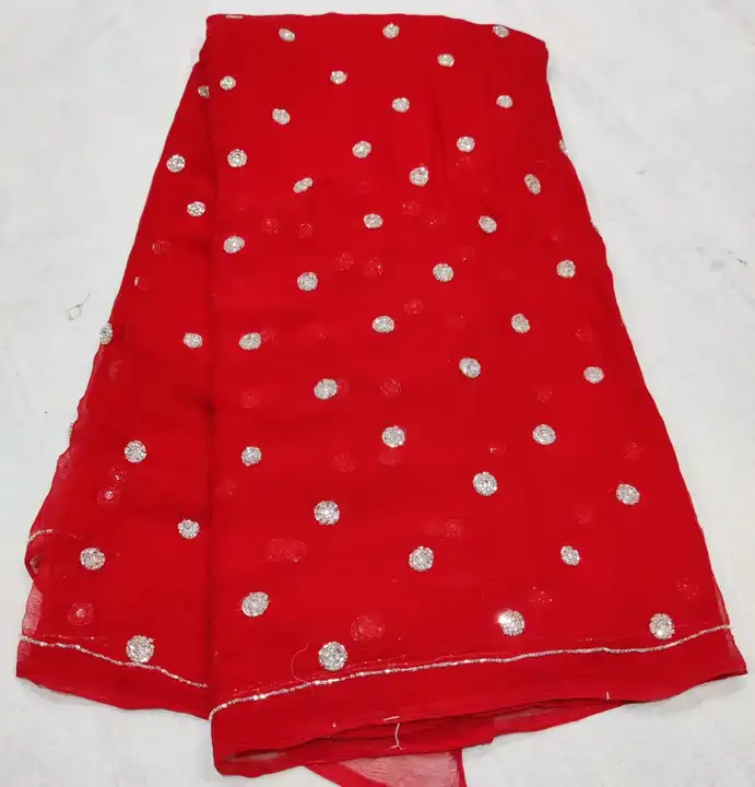 Najmeen chiffon Fabric saree uploaded by Deepika Designer Saree on 6/23/2023