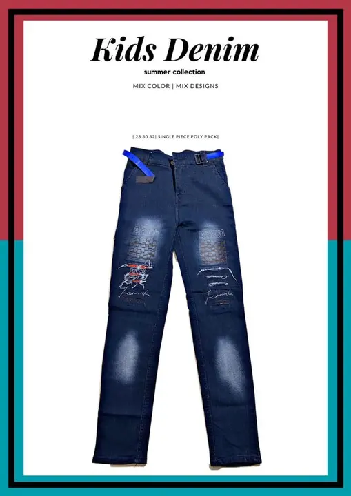 Kids  jeans  uploaded by Jeegesh exports on 6/23/2023