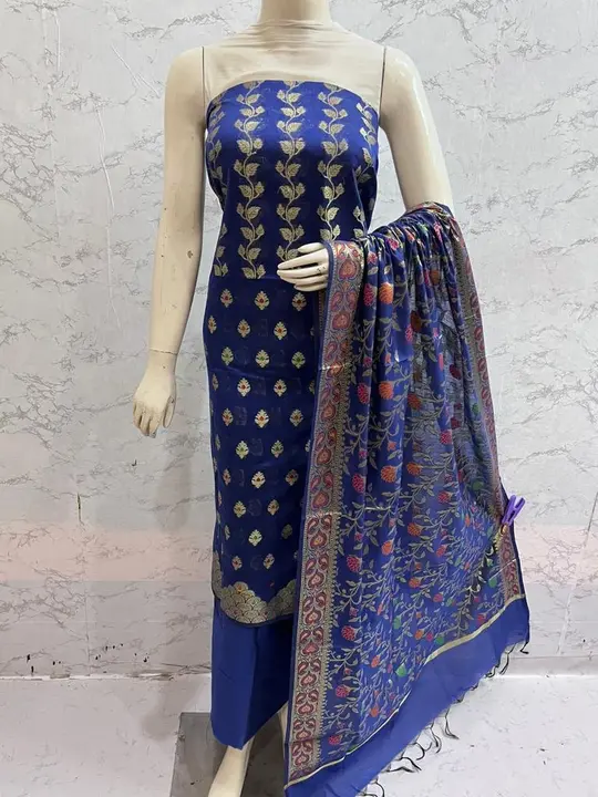Banarasi suit  uploaded by Z i silk fabrics on 6/23/2023