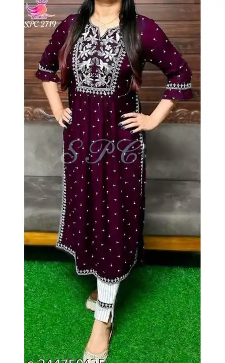 Naira kut kurti uploaded by Shree shyam garments on 6/23/2023