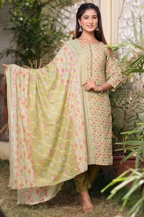 New Readymade cotton suit  uploaded by MAAJISA FASHION on 6/23/2023