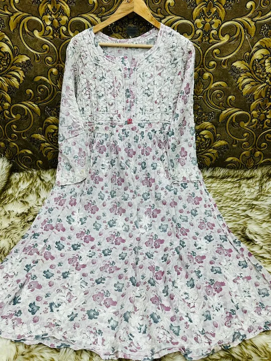 Handwork Gown uploaded by Awadh Chikankari  on 6/23/2023