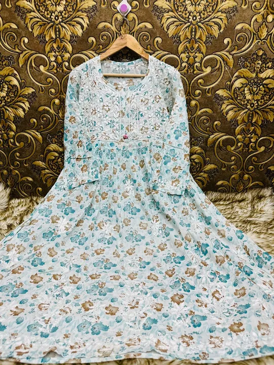 Handwork Gown uploaded by Awadh Chikankari  on 6/23/2023