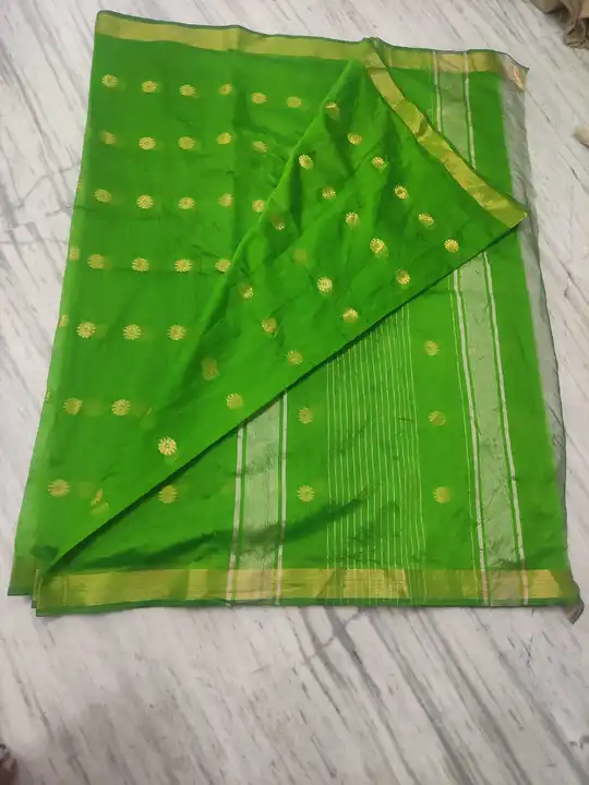 Semi Raw Silk Saree Weaving Work Design uploaded by Handloom Plus  on 6/23/2023