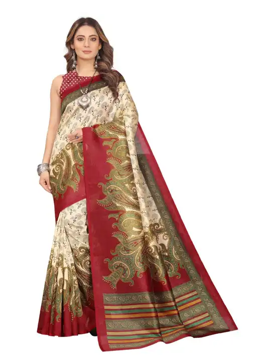 Daily wear printed saree  uploaded by NP STYLE CLUB  on 6/23/2023